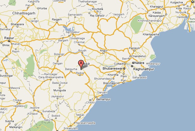 Orissa Map